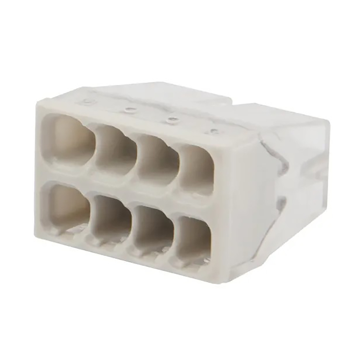 Экспресс-клеммы смк 2273-208  8-проводные упак. 6 шт. (прозрачные) (1/10) "rexant" 07-3215-6