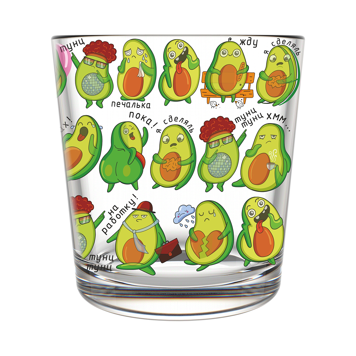Стакан "мультавокадо" 250 мл (набор 6 шт.) (1/4) "декостек"