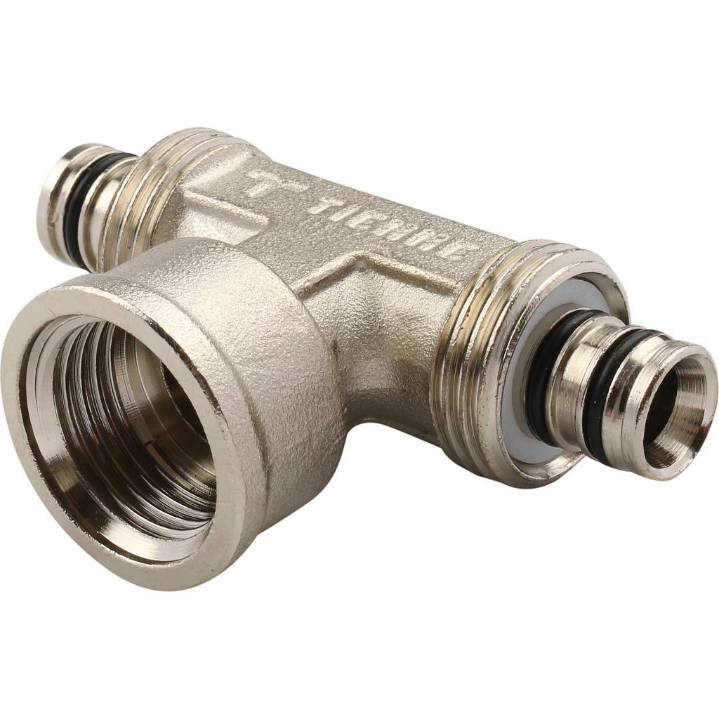 Тройник переходной 16 x 1/2" x 16 ВР под обжим TIEMME для металлопластиковых труб