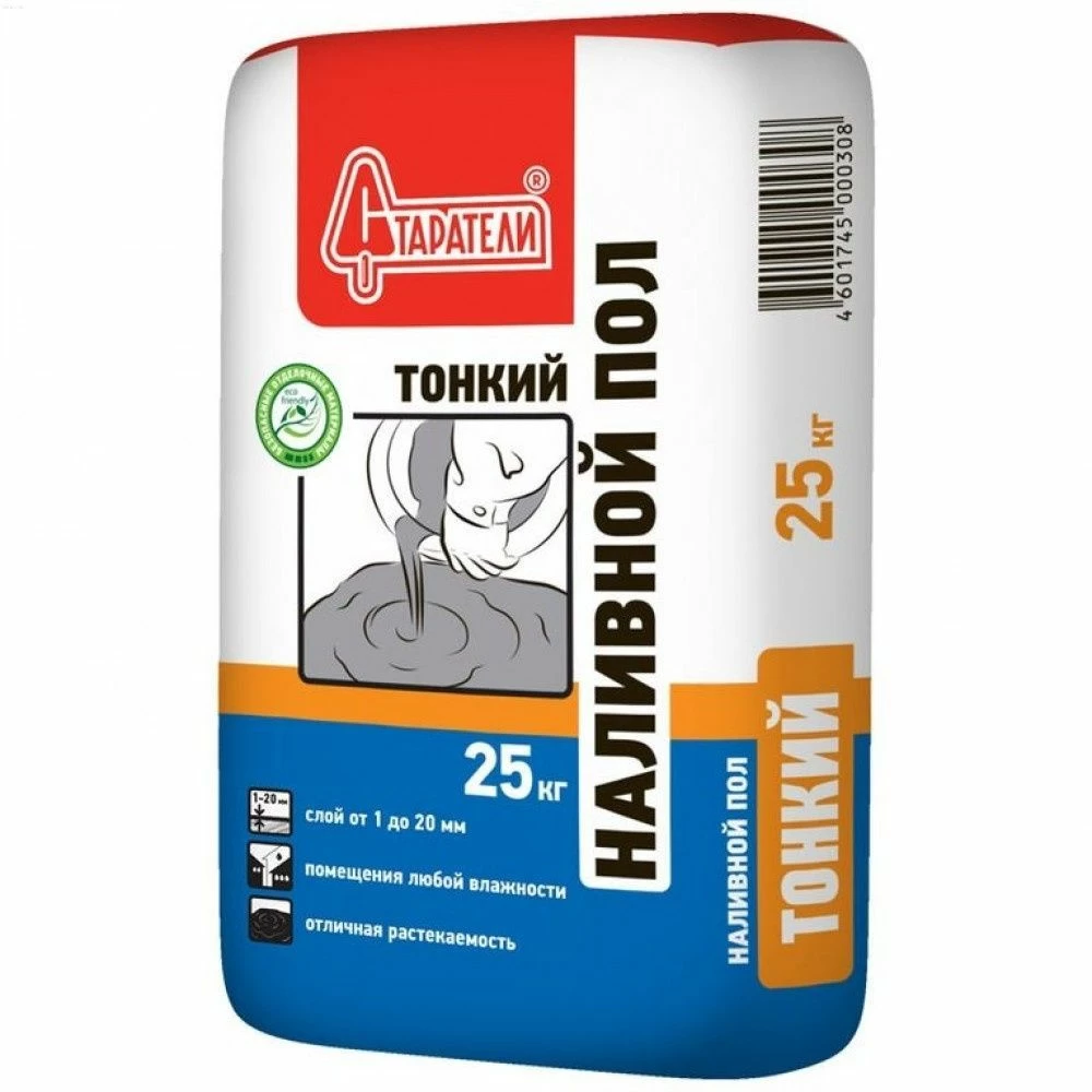 Пол наливной Тонкий Старатели (1-20мм), 25 кг