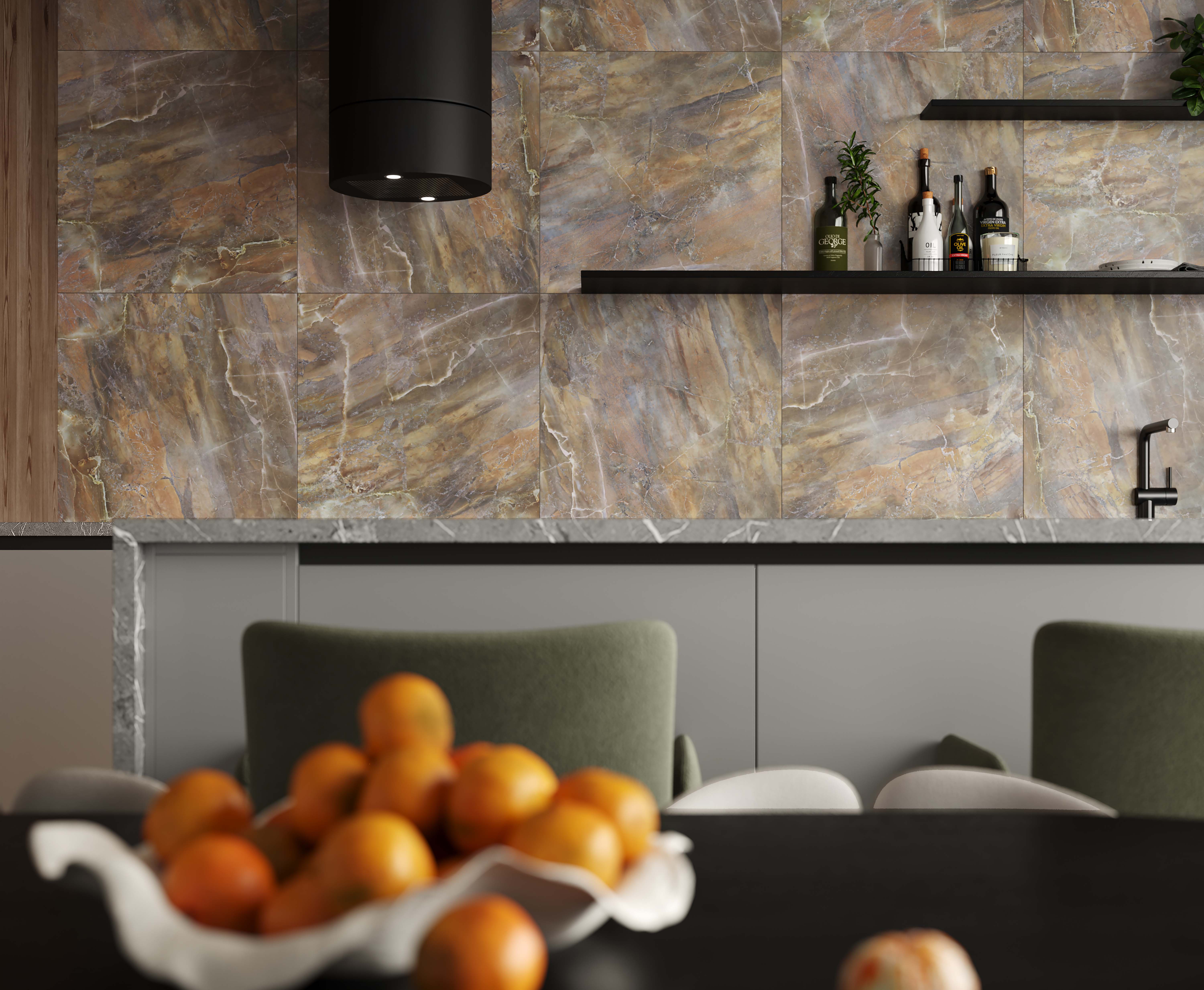 Rich коричневый 25x75