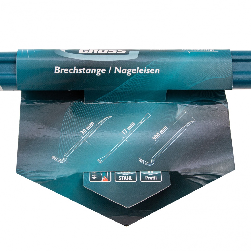 Лом-гвоздодер, двутавровый профиль, 900 х 30 х 17 мм Gross (25239)