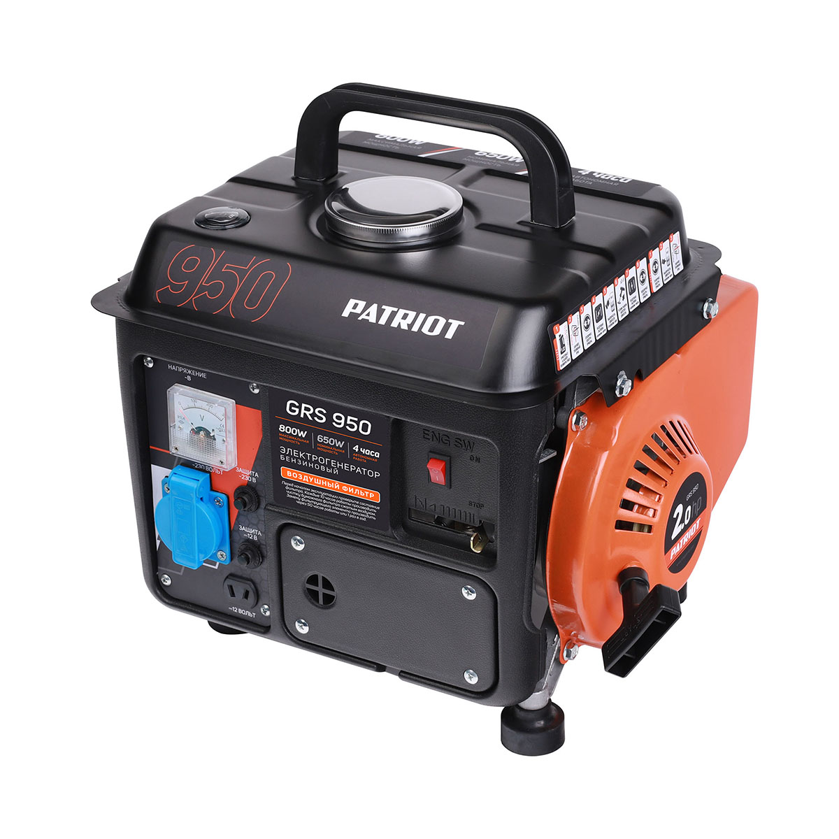Генератор бензиновый grs 950 (1) "patriot" 476102219