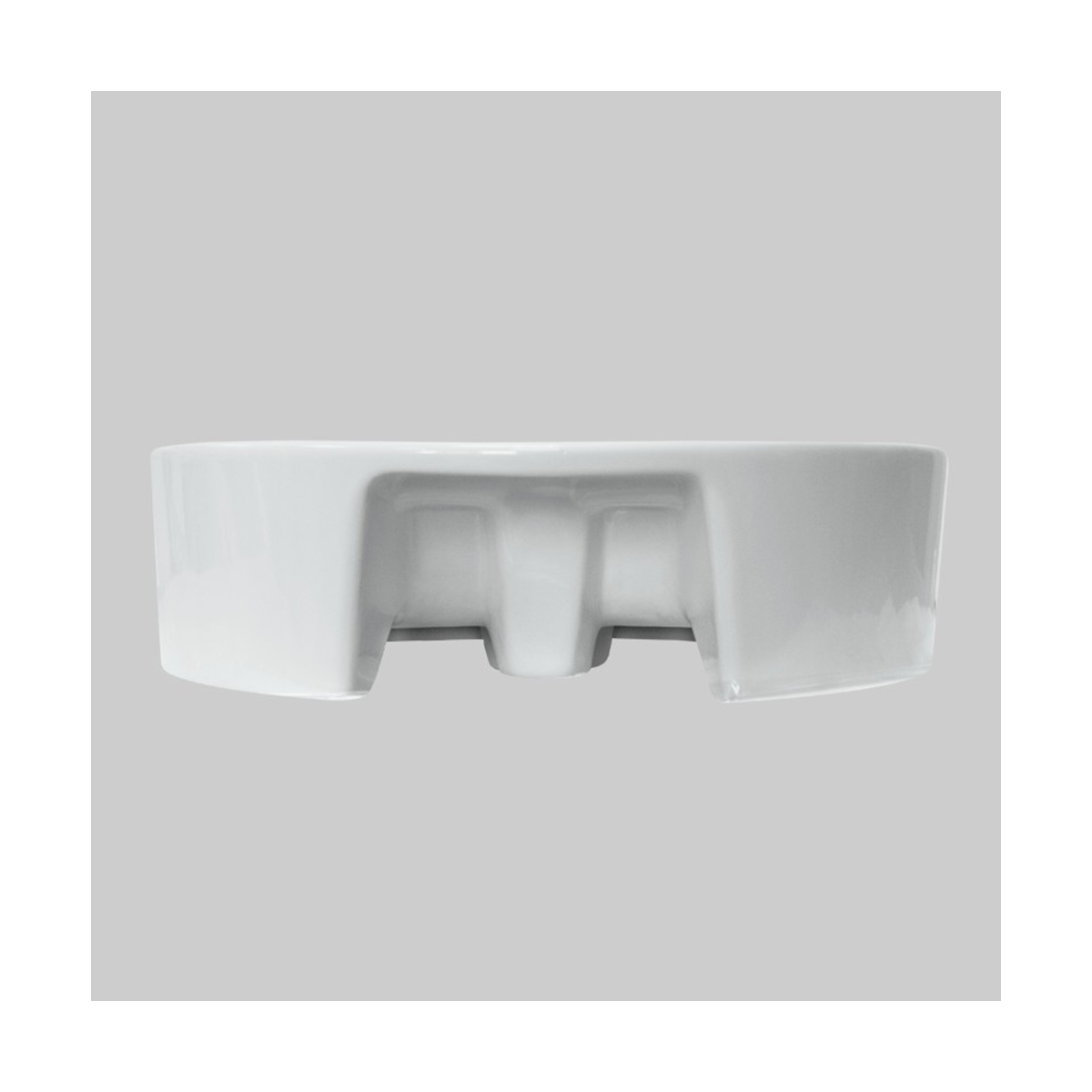 Раковина накладная "best shelf" уп белая "sanita luxe" wb.ct/best/43-c.shelf/wht.g/s1