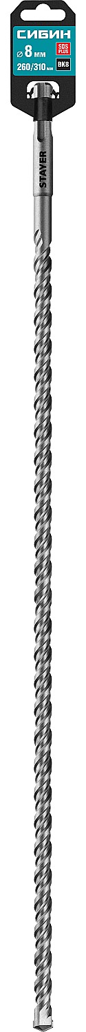 СИБИН 8 х 310 мм, SDS-plus бур (29312-310-08)