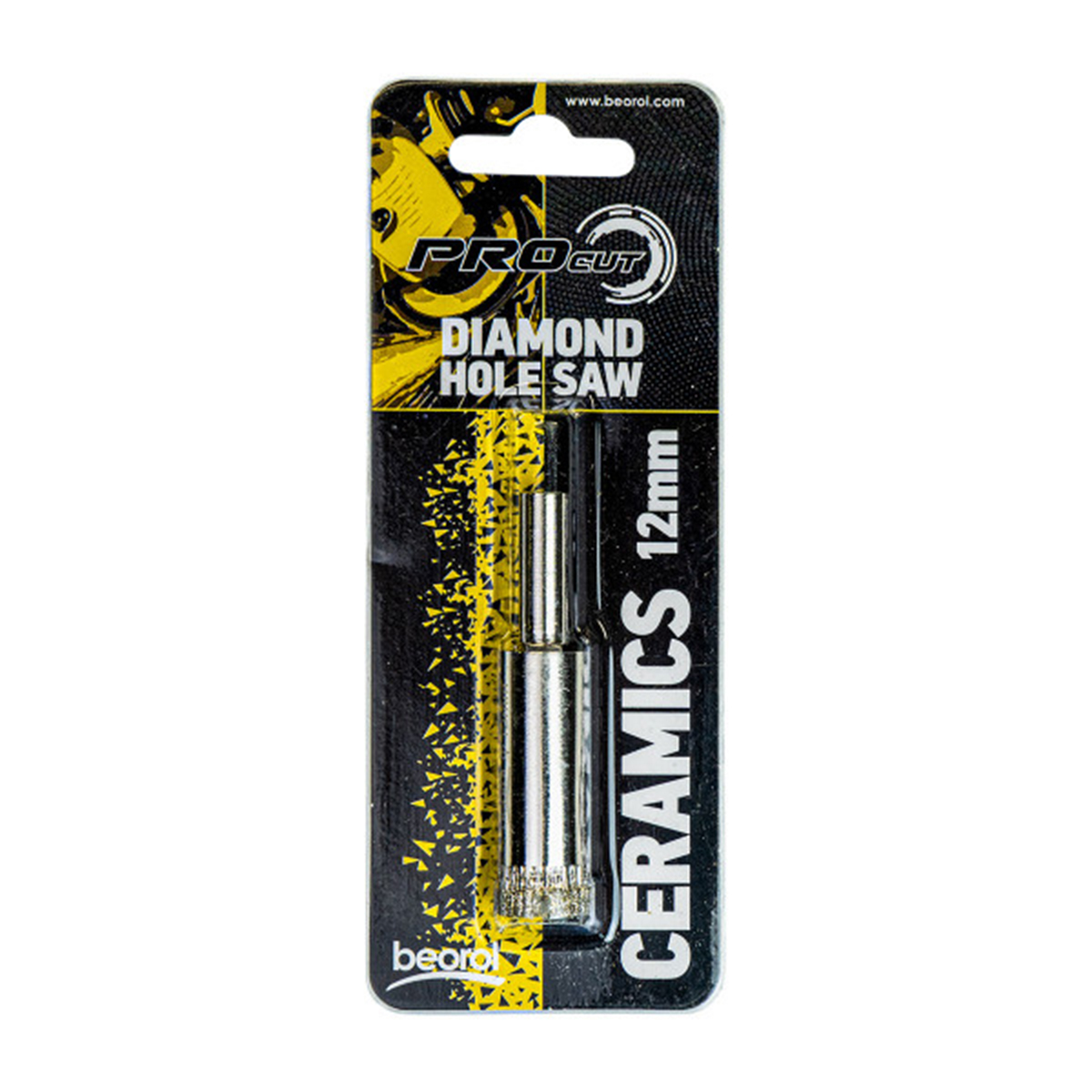 Коронка алмазная по керамике 12 мм (1/35/350) "beorol"