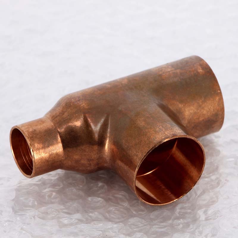 Тройник переходной под пайку 35 х 35 х 22 мм VIEGA медный