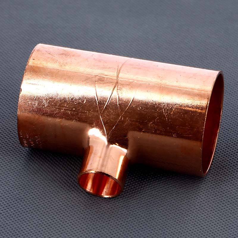 Тройник переходной под пайку 54 х 22 х 54 мм VIEGA медный