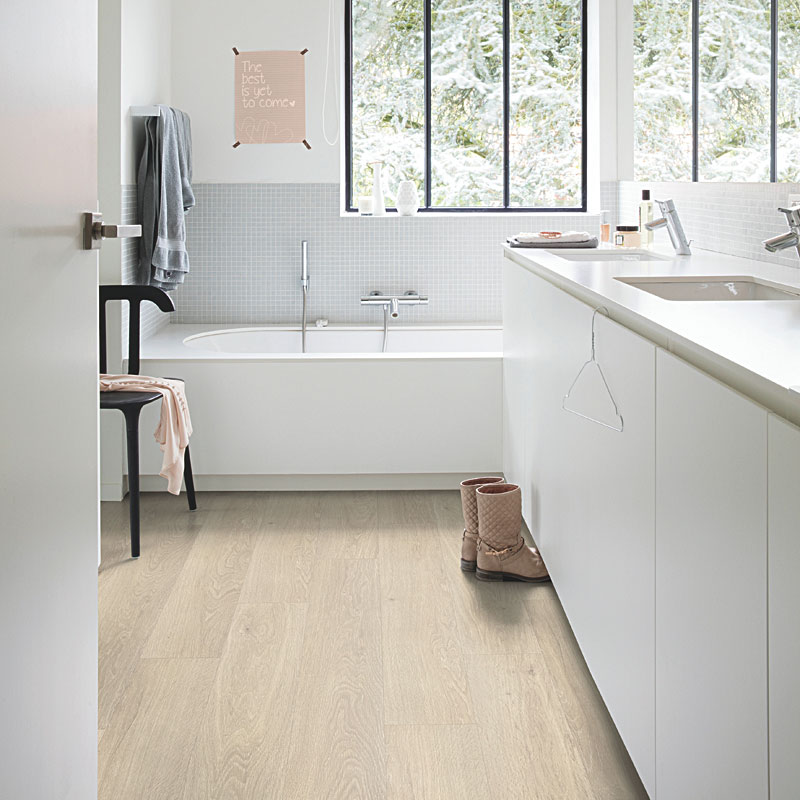 ПВХ-плитка Quick-Step Alpha Vinyl Medium Planks AVMP 40080 Дуб морской бежевый
