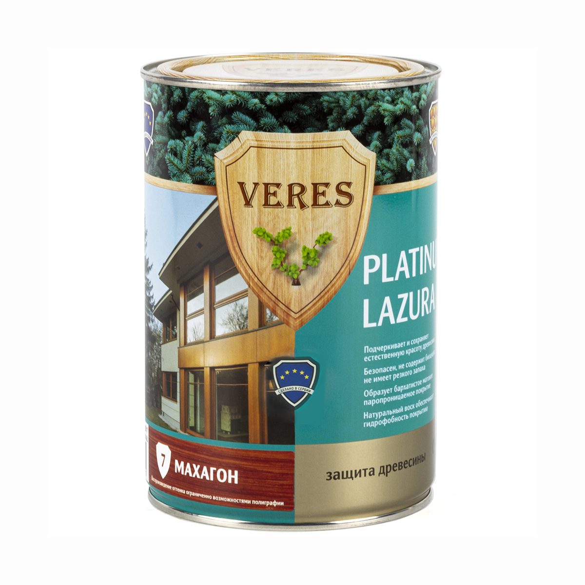 Верес платинум № 7 махагон  0,9 л (1/6) "veres"