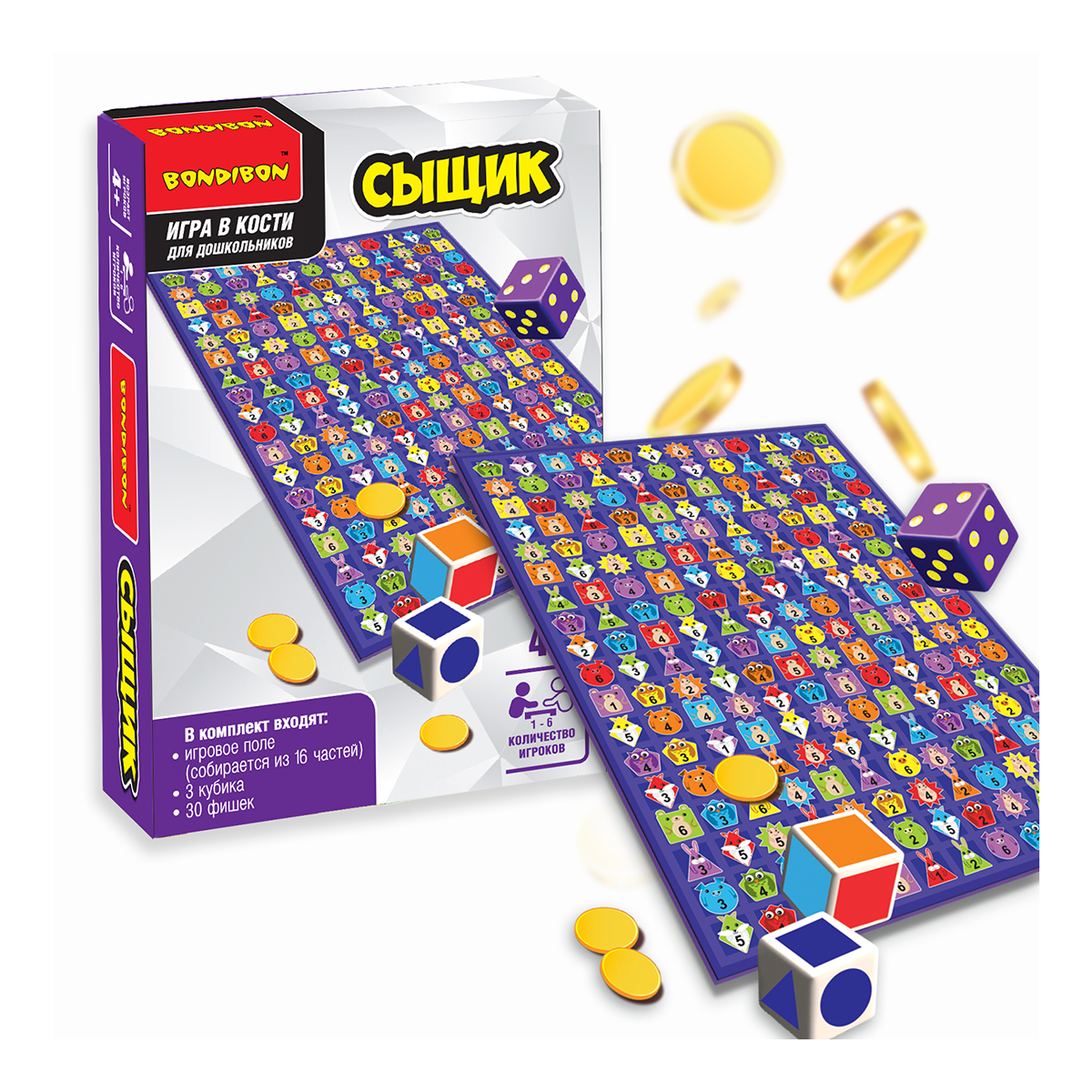 Игра настольная "сыщик" "bondibon" вв5028