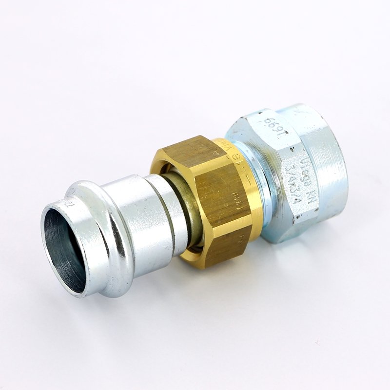 Американка пресс-В 22x3/4" с плоской прокладкой нелегир. сталь Prestabo VIEGA