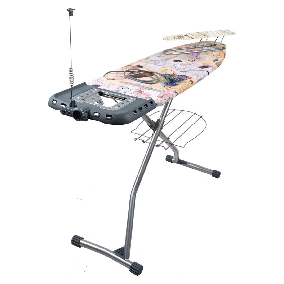 Доска гладильная "верона 1" (fashion verona) 122 х 42 см (1/2)  металл  "ника"