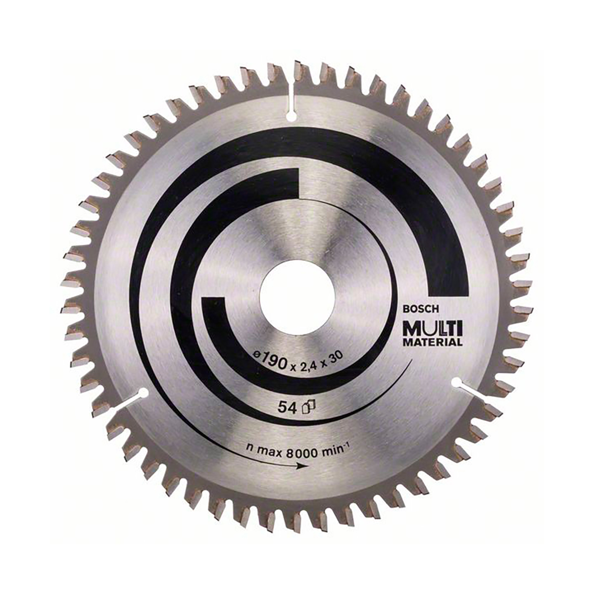 Диск пильный универс. "multi material" 190 х 30 мм, 54 зуба (1) "bosch" 2608640509