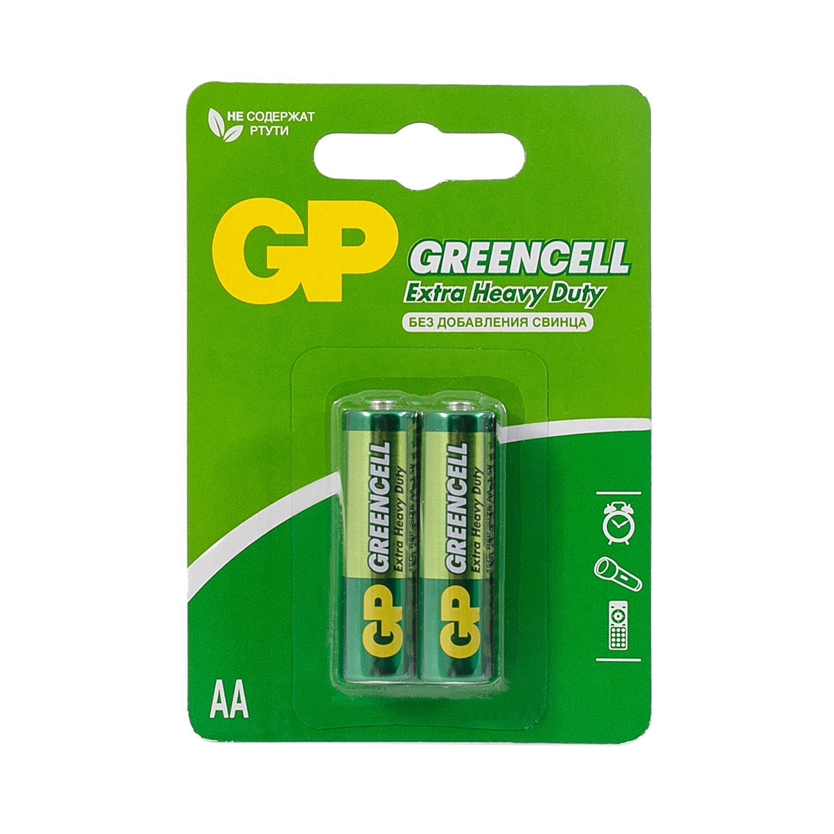 Батарейка gp greencell 15g-2cr2  тип аа (2 шт. в блистере) (18/72)
