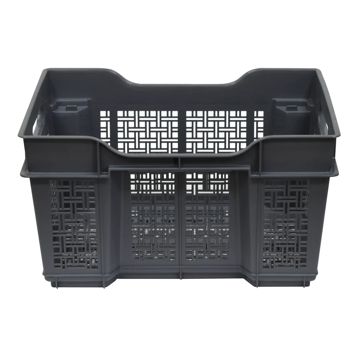 Ящик универсальный 400*300*220 мм  16 л (серый) (1/12) "виолет"