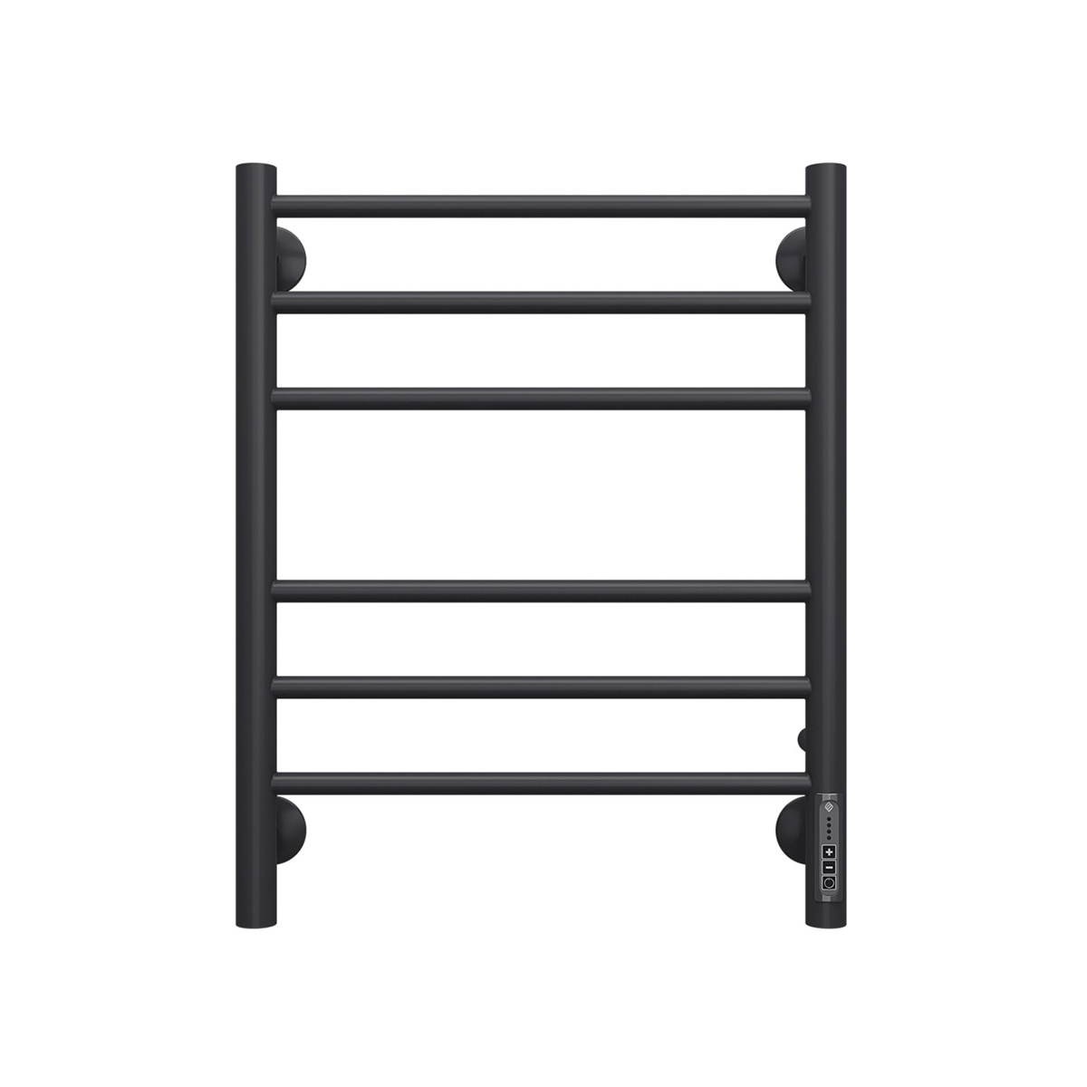 Полотенцесушитель электрич. "аврора" п6 450*600 кс 9005 (матовый черный) "terminus"