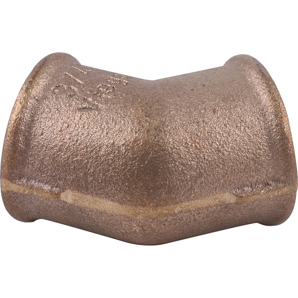 Угол резьбовой 45° (ВР) 3/4" бронза VIEGA (320645)
