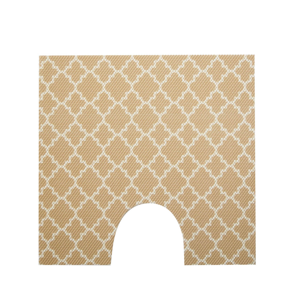 Коврик для туалета v25bg  50*52 см, вспененный пвх (1/20)