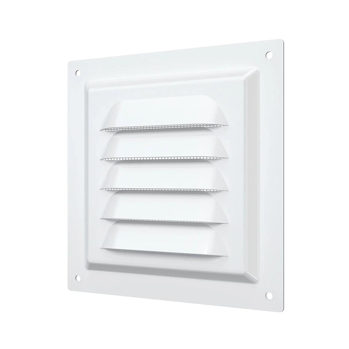 Решетка вентиляц. с сеткой 125 х 125 мм метал. (1/100) "эра" 1212мэ