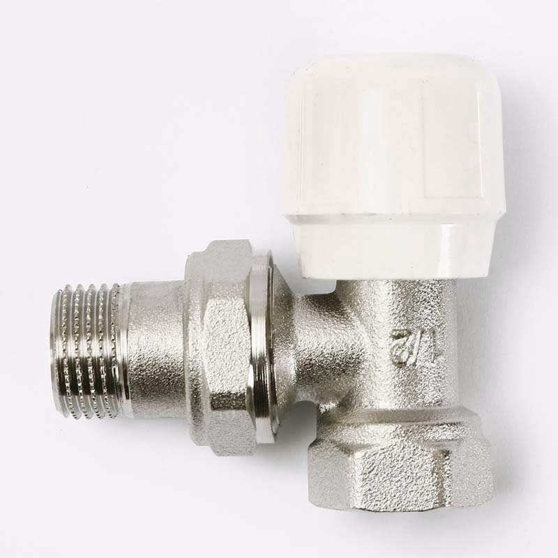 Вентиль ручной угловой 1/2" ВН с разъемным соединением UNI-FITT 2,51 Kvs