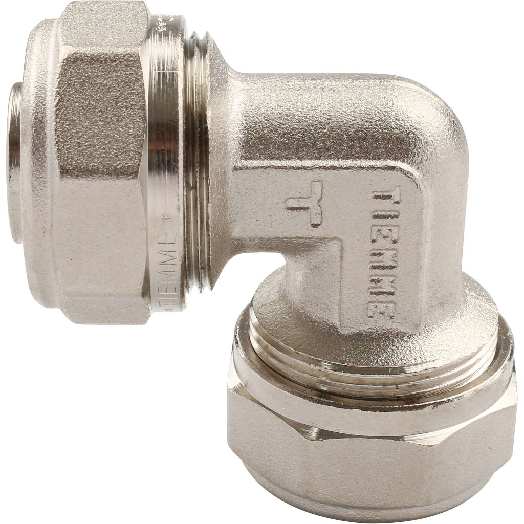 Угол 90° равнопроходной 32 х 32 мм. под обжим TIEMME для металлопластиковых труб