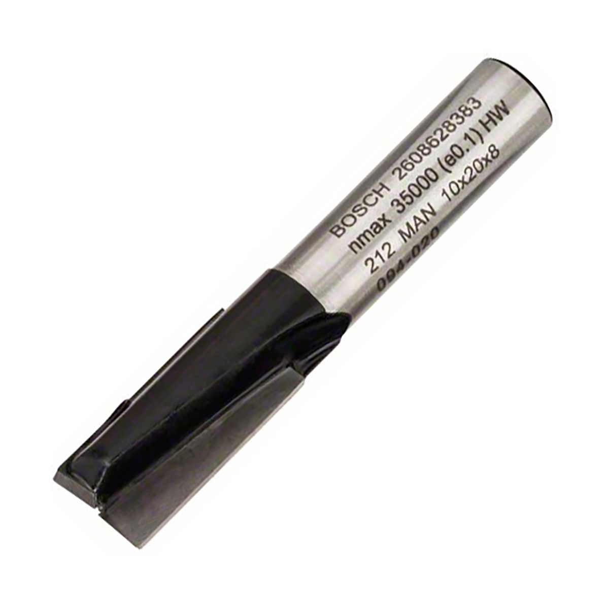 Фреза пазовая прямая "standard for wood" 10 х 20 мм, хвостовик 8 мм (1) "bosch" 2608628383