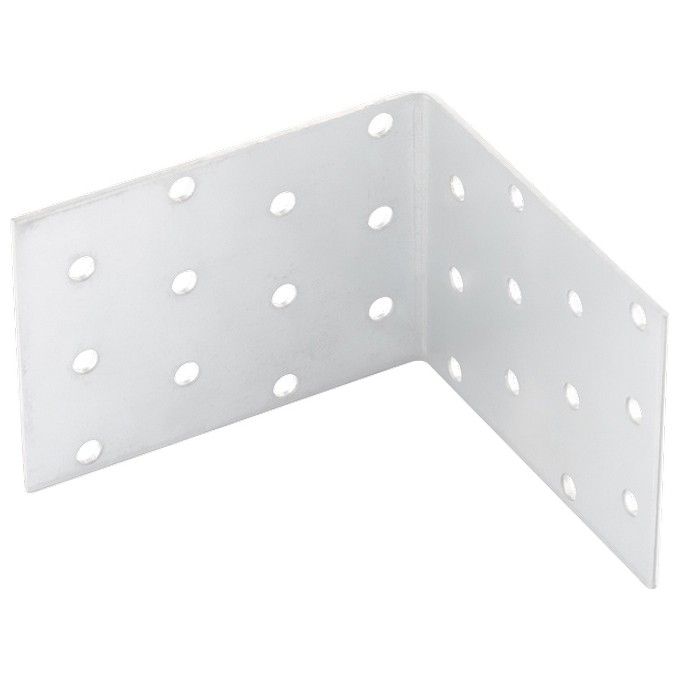 Крепежный уголок равносторонний 2 мм, KUR 80 х 80 х 80 мм Сибртех (46426)