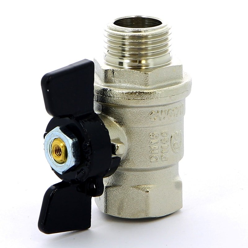 Кран шаровый BUGATTI NEW JERSEY 3/4" ВН бабочка