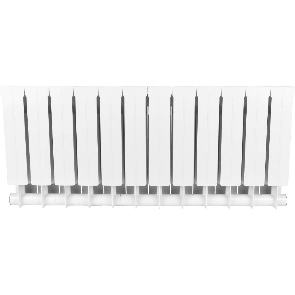 Радиатор STOUT STYLE 350 мм 12 секций, биметал. (боковое подключение) на 14,5 кв.м.