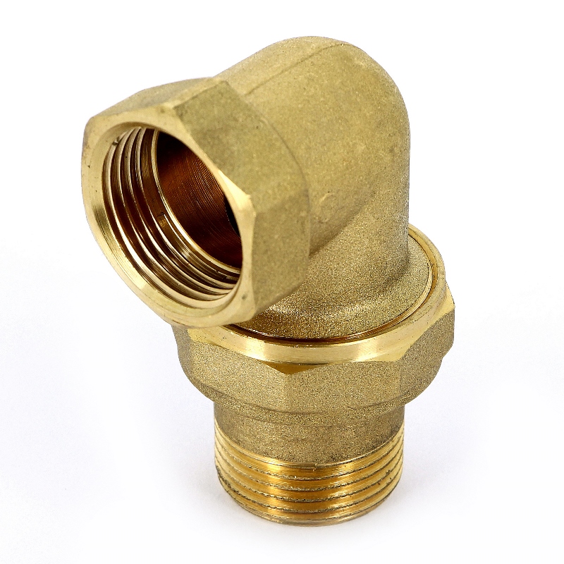 Американка угловая с прокладкой O-RING 1/2" x 1/2" ВН латунь UNI-FITT