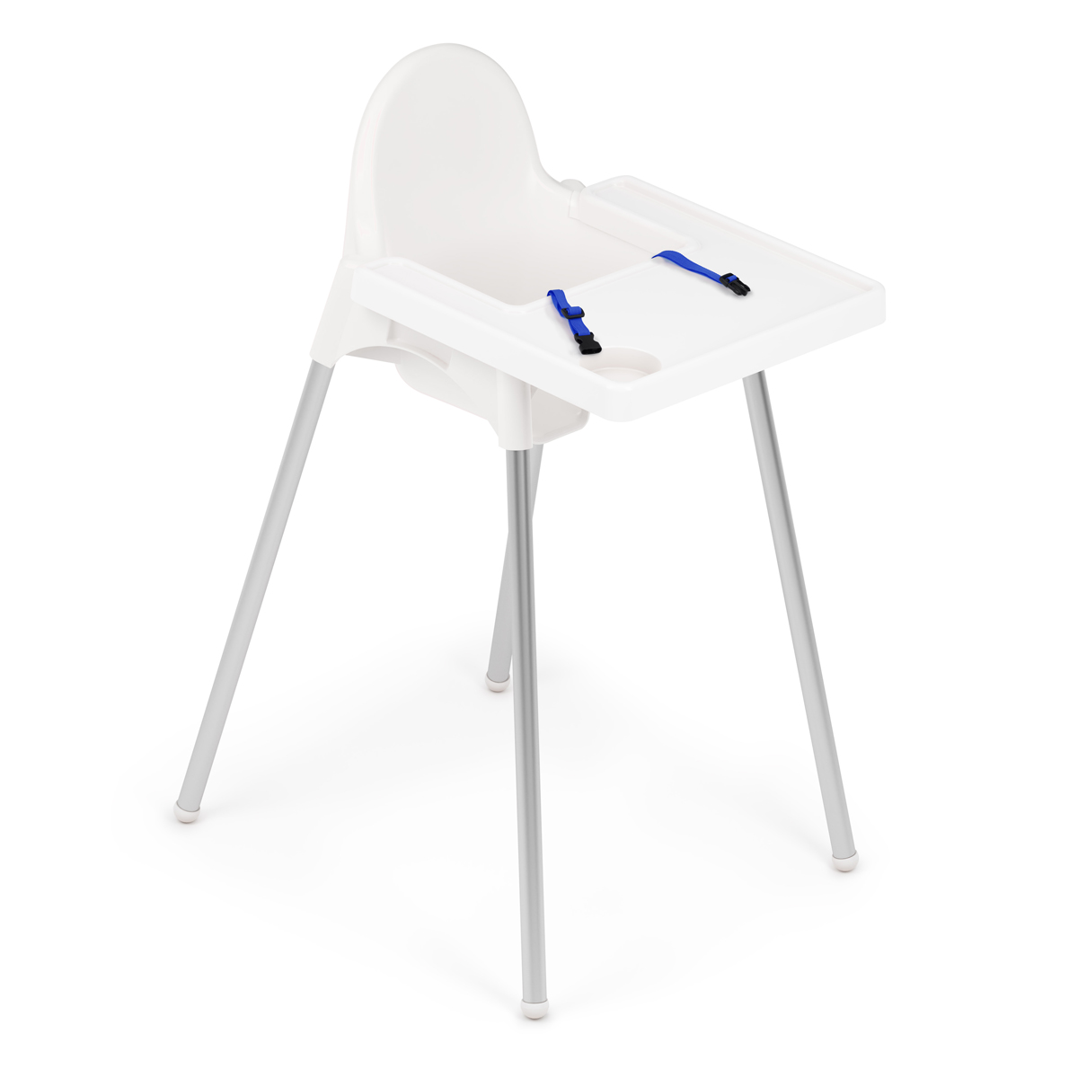 Стул для кормления (белый) (1/4) "альтернатива" м6247