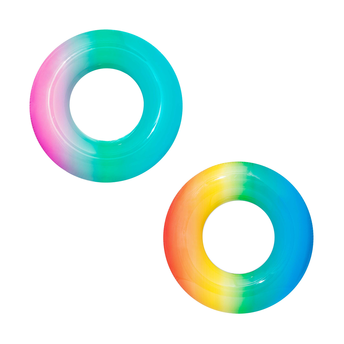 Круг надувной для плавания "радуга" d-91 см (1/12) "bestway" 36126