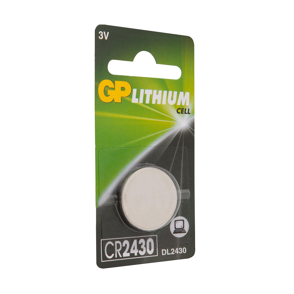 Батарейка gp lithium gp cr2430-2c1 (1 шт. в блистере) (10/600)