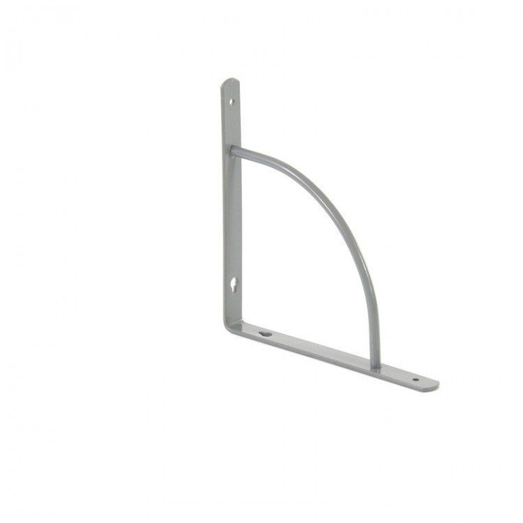Кронштейн арочный, выгнутый, 200 х 200 х 20 мм, серый Сибртех (94058)