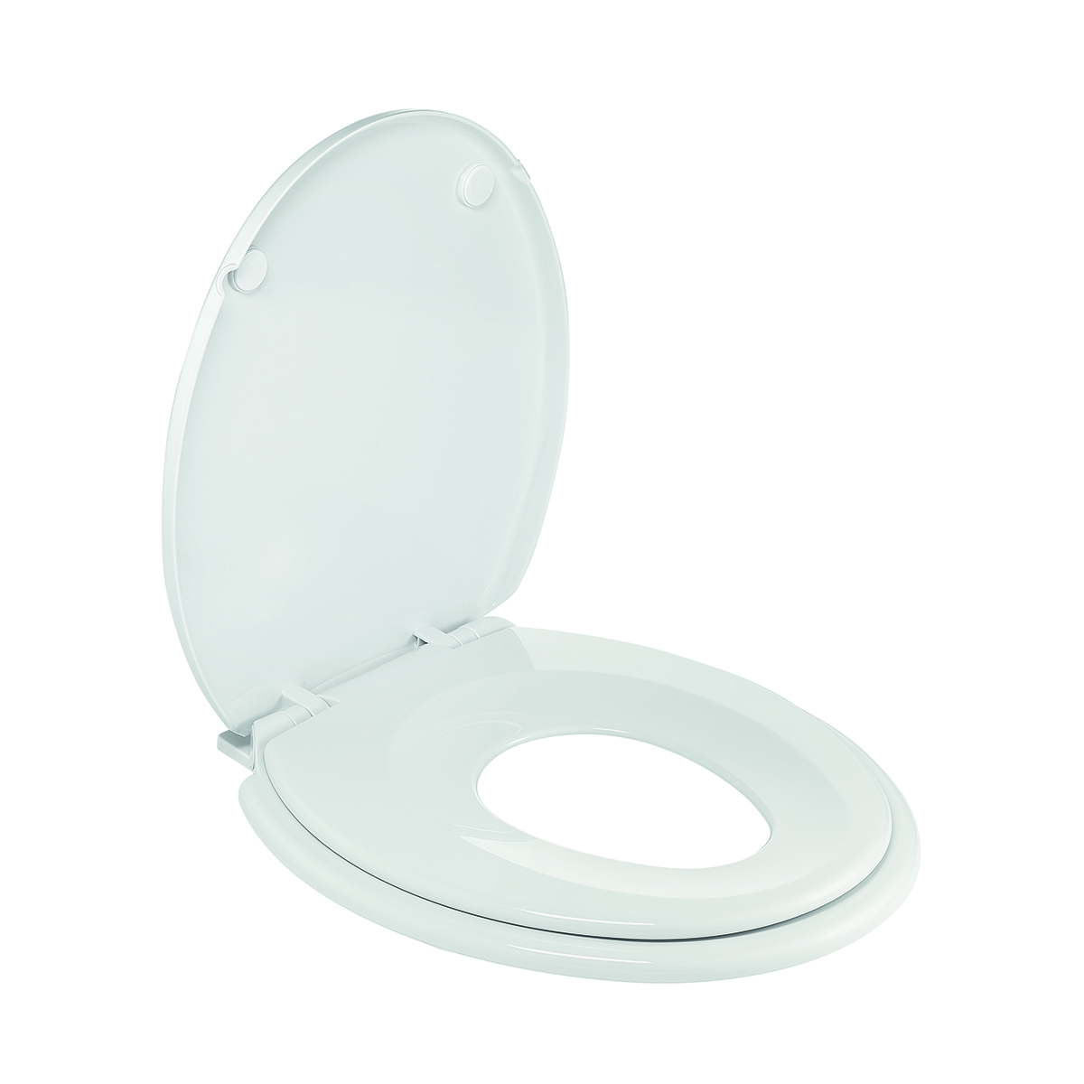 Сиденье для унитаза "семья" с детской вставкой белое (1/4) "wirquin"