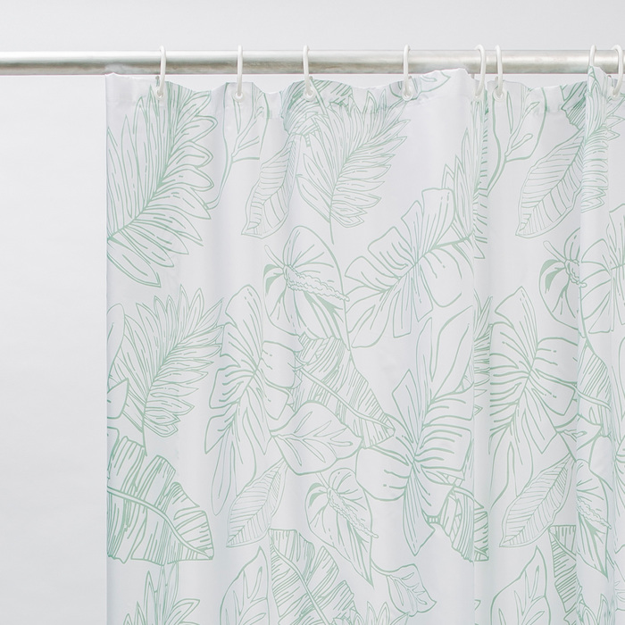 Штора для ванной 200*180 см (полиэстер) (1/20) "iddis" b48p218i11