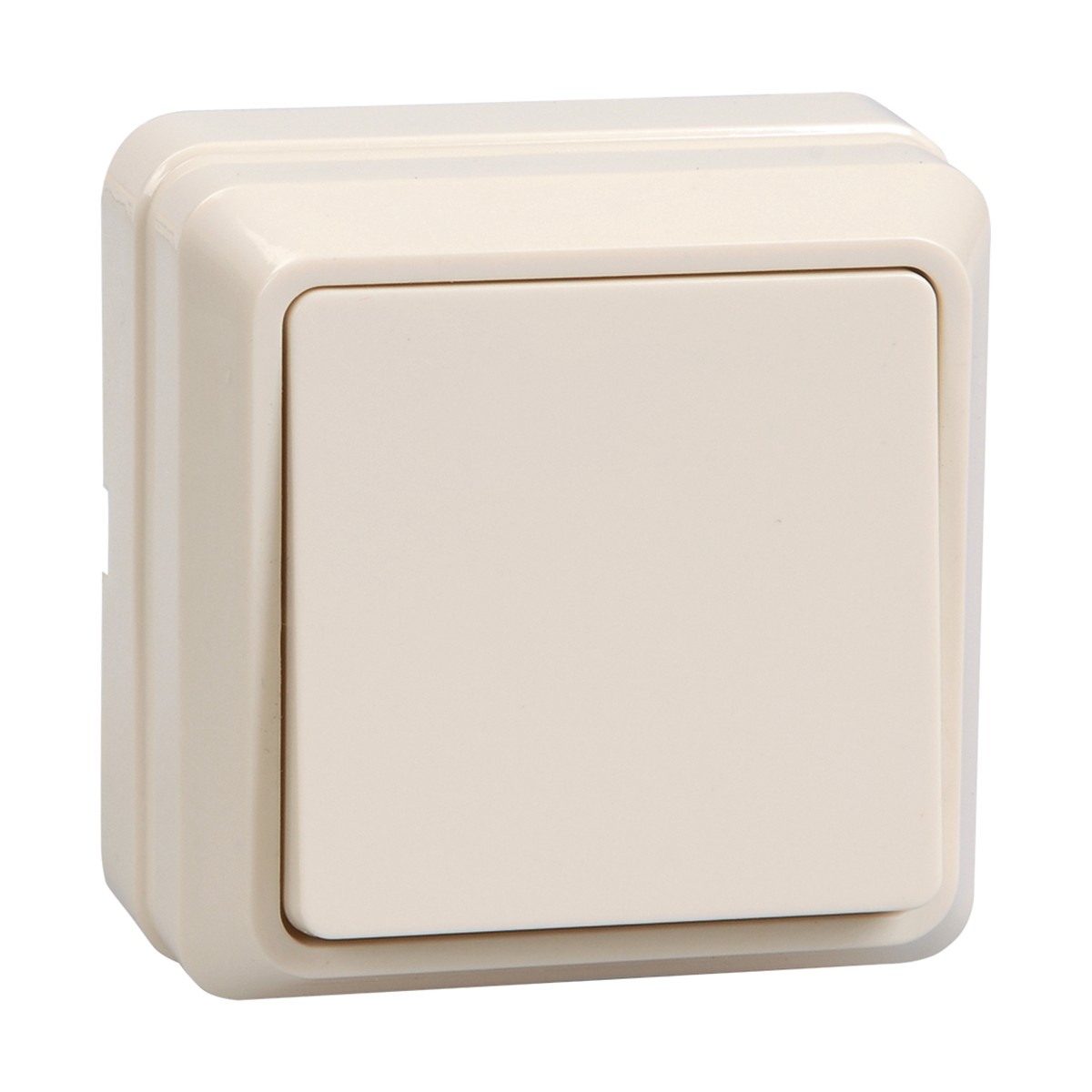 Выключатель открыт. уст. "октава" 1 кл. вс20-1-0-окм, 10а, кремовый (1/36/432) "iek"