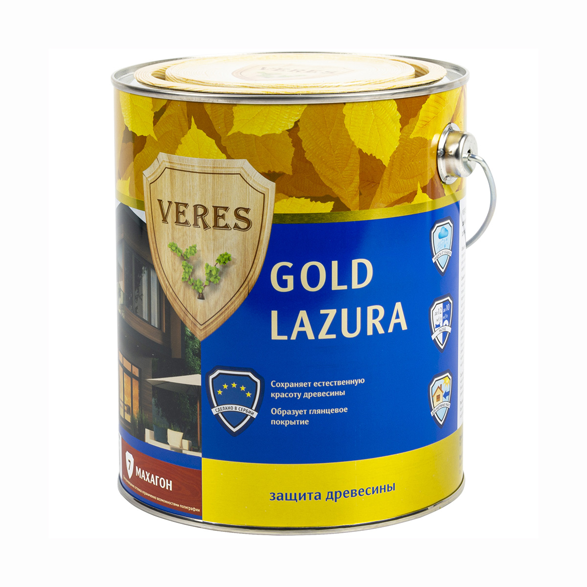 Верес gold № 7 махагон  2,7 л (1/4) "veres"