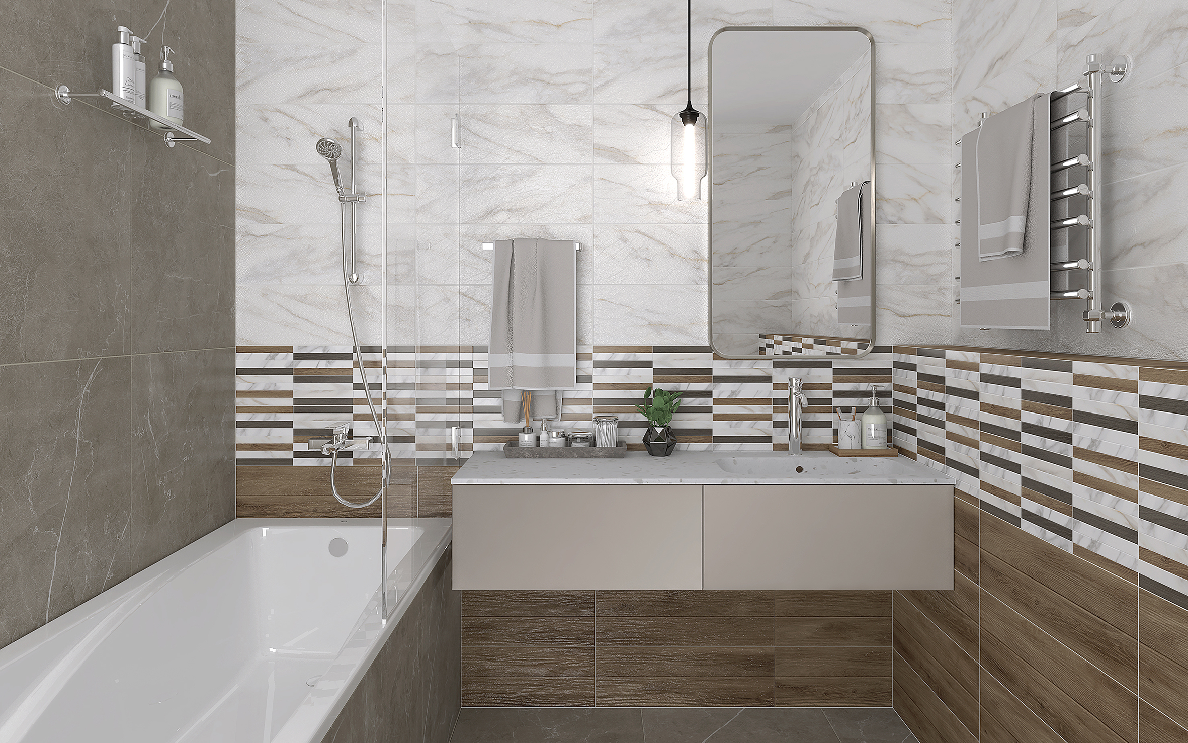 Milos белый 20x60