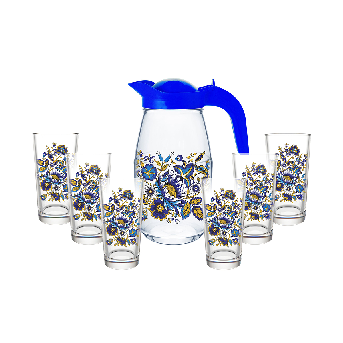Набор для воды с кувшином "милори" (7 предметов) (1/3) "декостек"