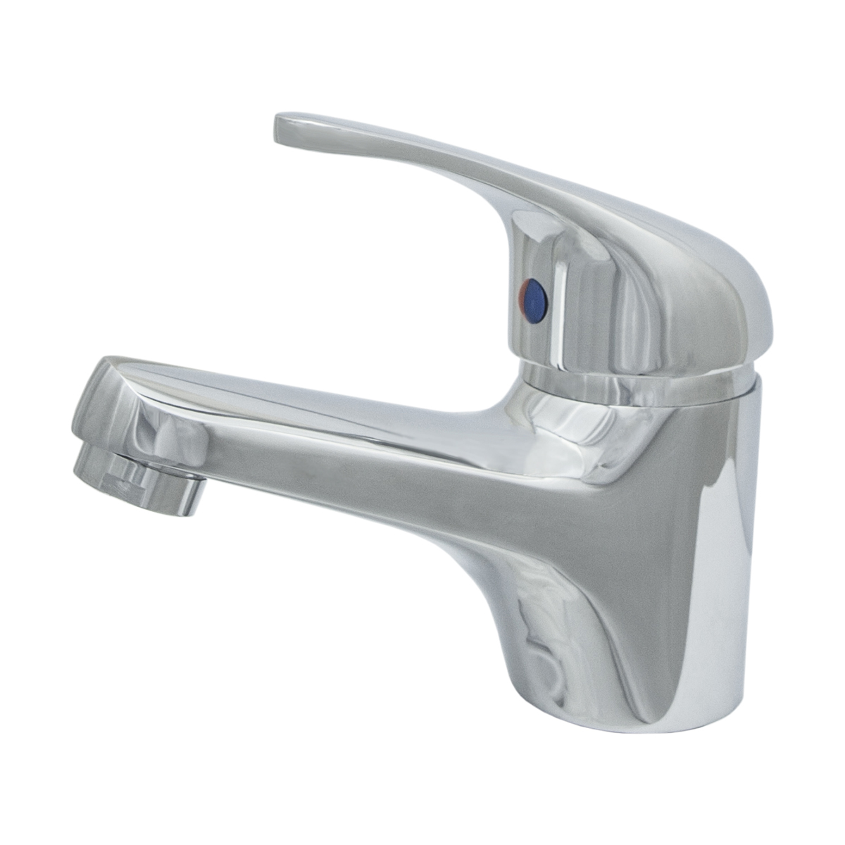 Смеситель для умывальника "престиж" цс-см 27/3г d35 м42 монолитный (1/10)