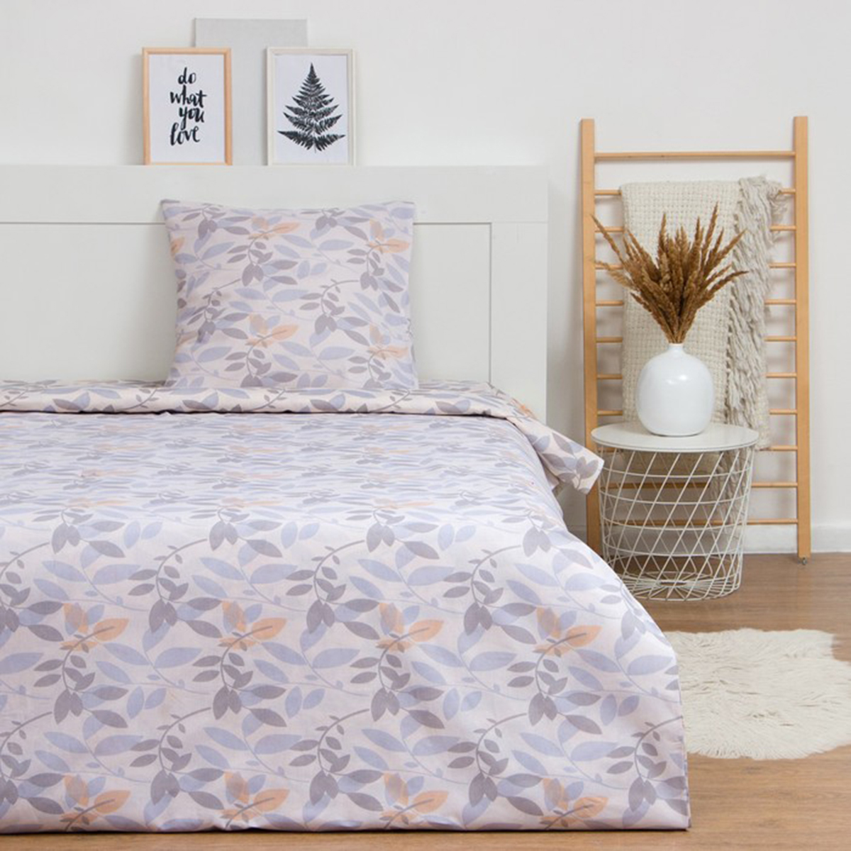 Постельное белье "lovelife" листопад 1,5 сп. (бязь) (1) 7451253