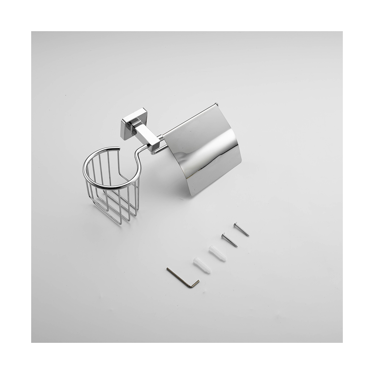 Держатель для туал. бумаги и освежителя воздуха r15003-1, хром (1/20/60) "frud"