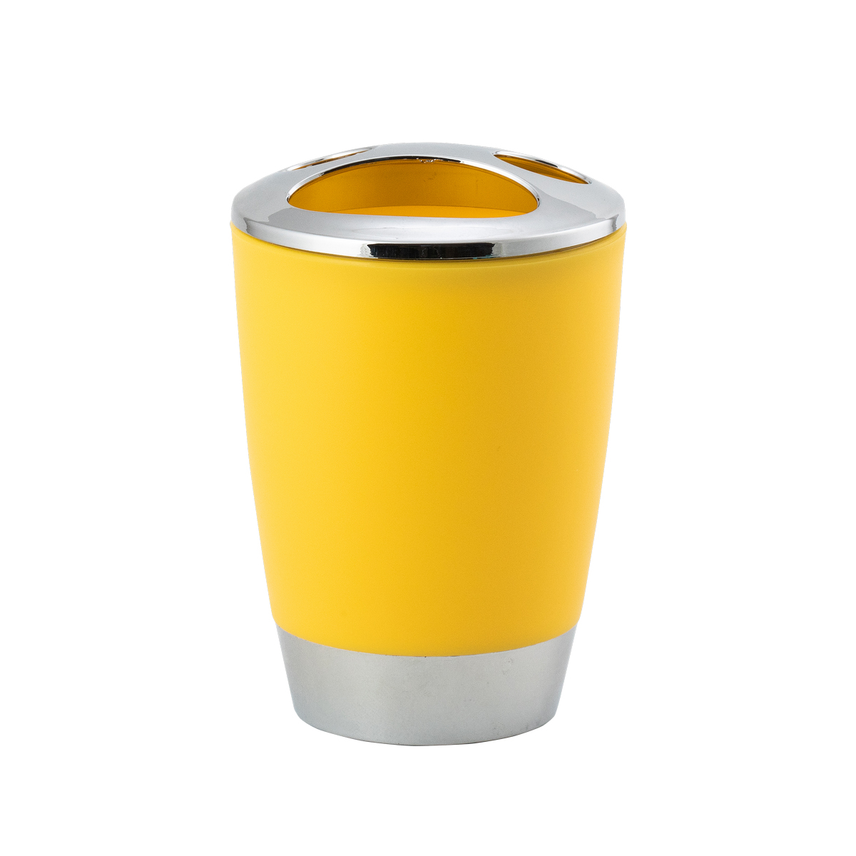 Стакан для ванной комнаты "альма" пласт. (светло-желтый) (1/12) "аквадекор" attp-2100ylw-02