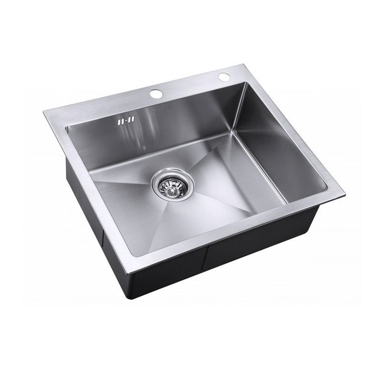 Мойка для кухни врезная нержав. rx-5951  510*590 мм (чаша 410*530*200 мм) "zorg"