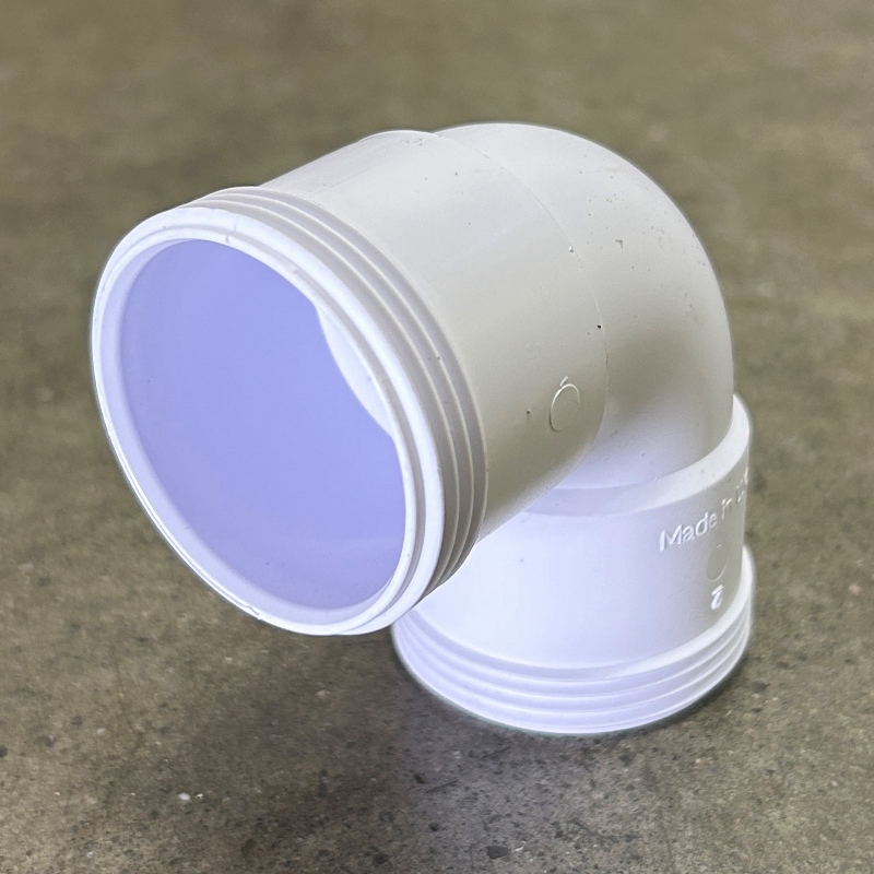 Отвод McALPINE на 90 (гайка-гайка) 40х40 мм, компрес.