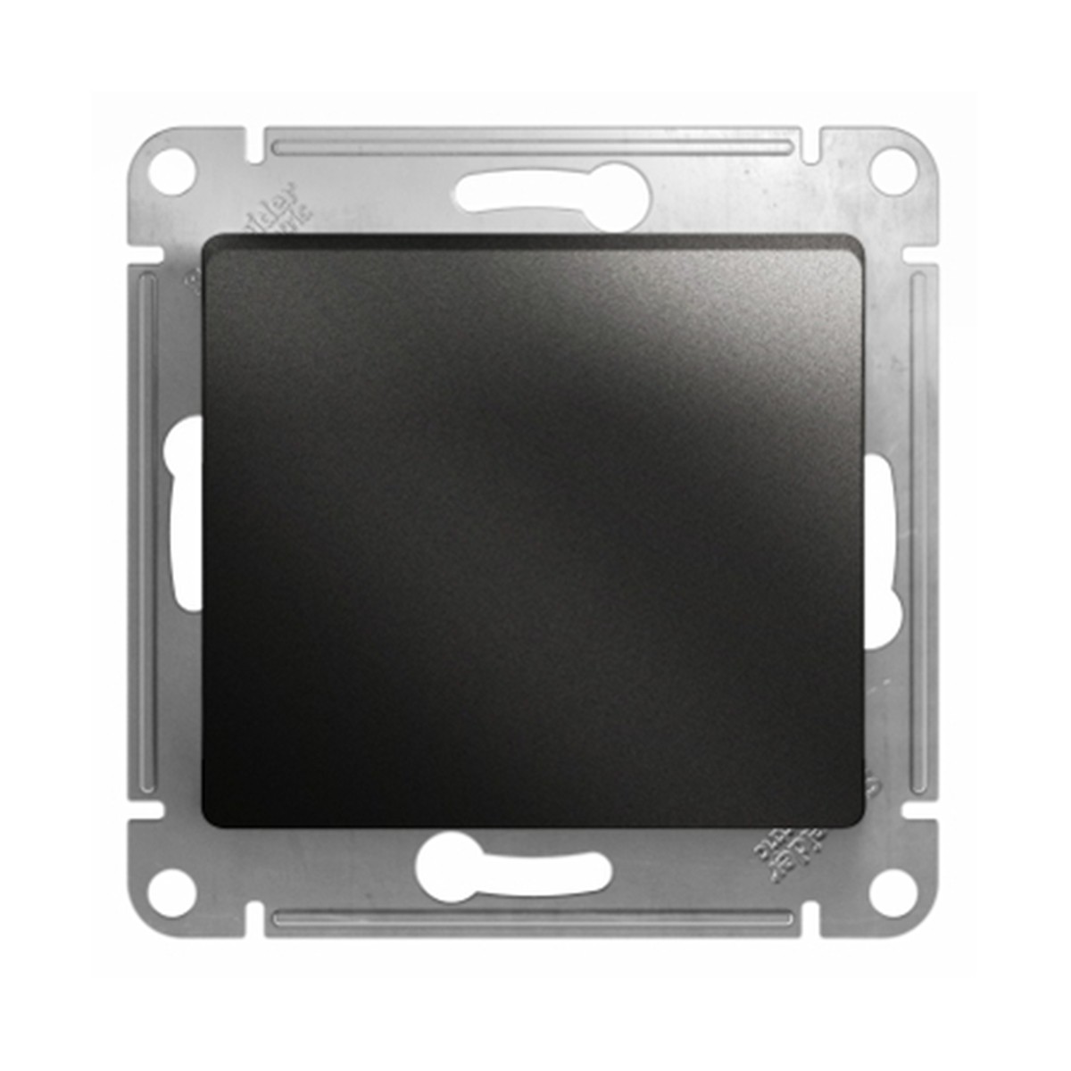 Выключатель "glossa" 1 кл. (механизм) 10а, антрацит (1/20/160) "schneider"