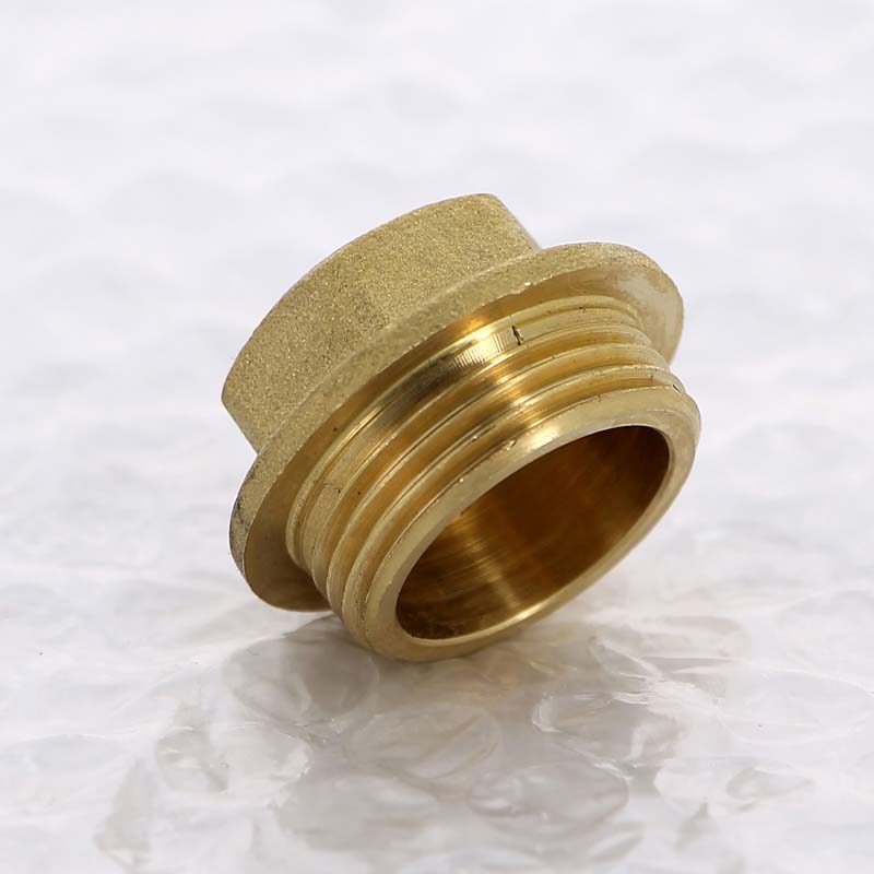 Заглушка резьбовая (НР) 1"1/4 латунь UNI-FITT