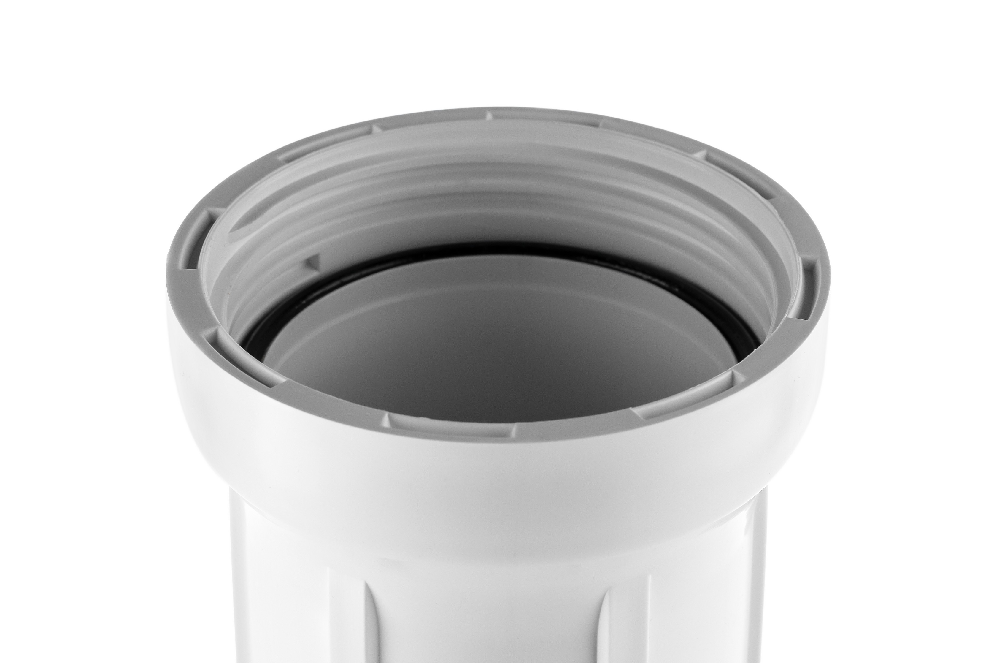 Корпус Гейзер 10" 1/2" x 3/4" матовый для холодной воды, с латунными ниппелями